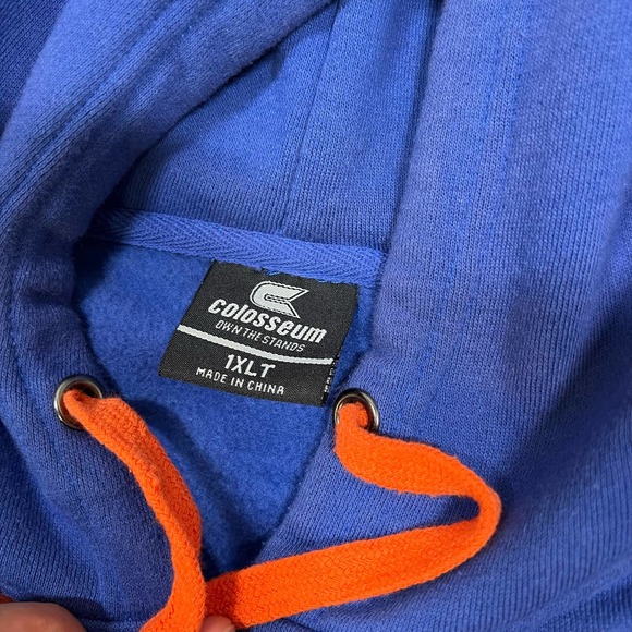 Florida Gators 1XL Tall Embroidered Sports Logo Hoodie Blue and Orange - Picture 6 of 7